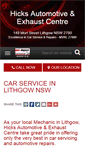 Mobile Screenshot of hicksautomotive.com.au